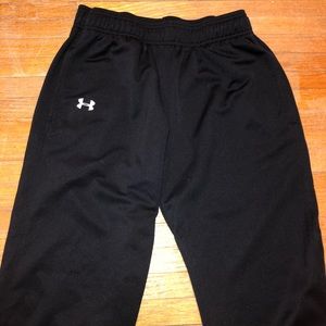 Black Under Armour sweatpants